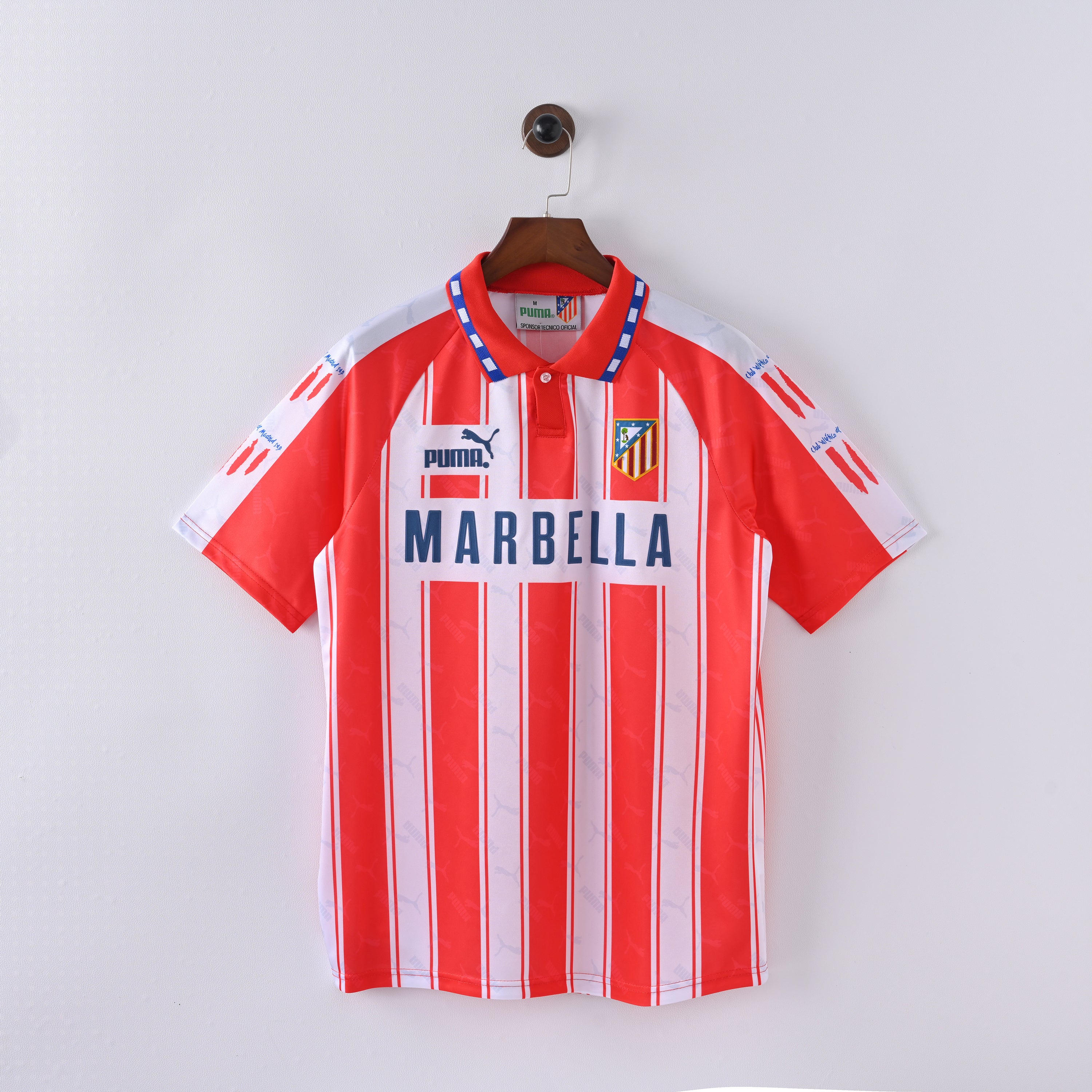 Atletico Madrid Retro Vintage Home Jersey Men 1994-1995