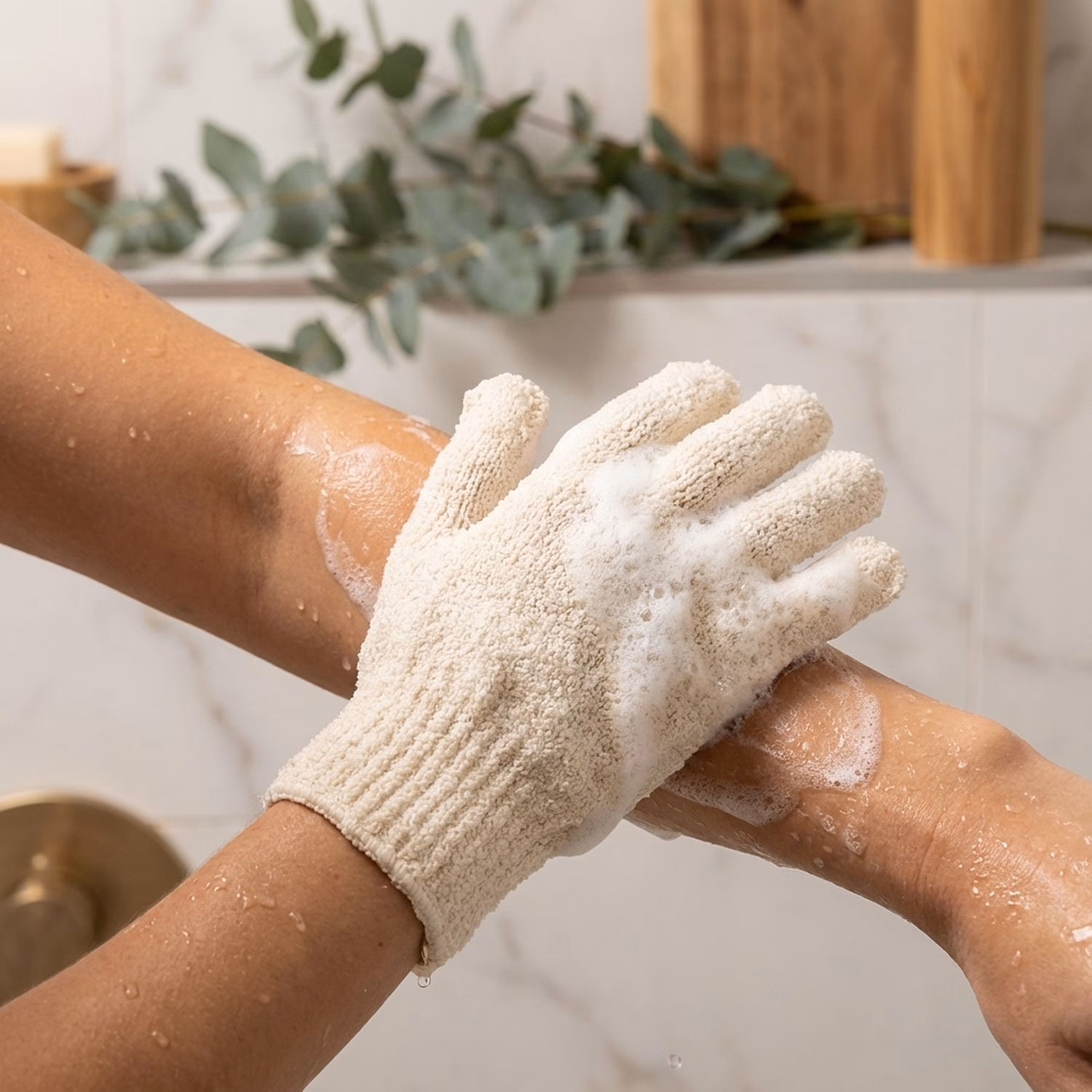 Peeling-Handschuh Set (2 Stück)
