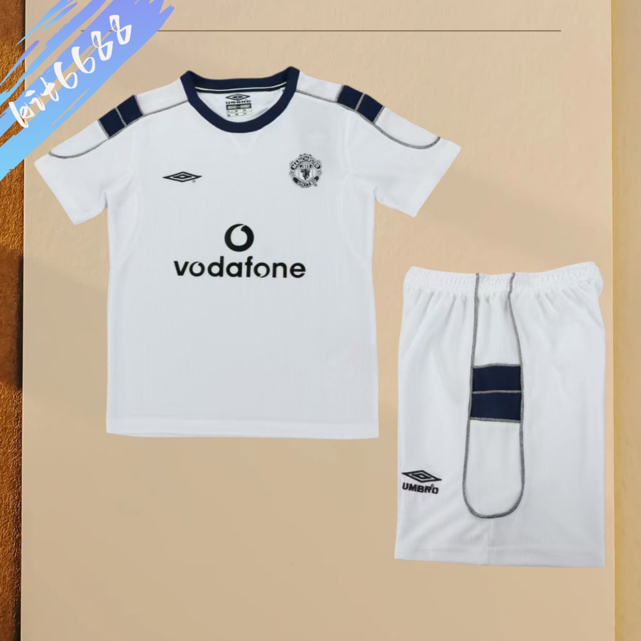 00/01 Manchester United Away Retro Football Shirt ( Kids Kit )