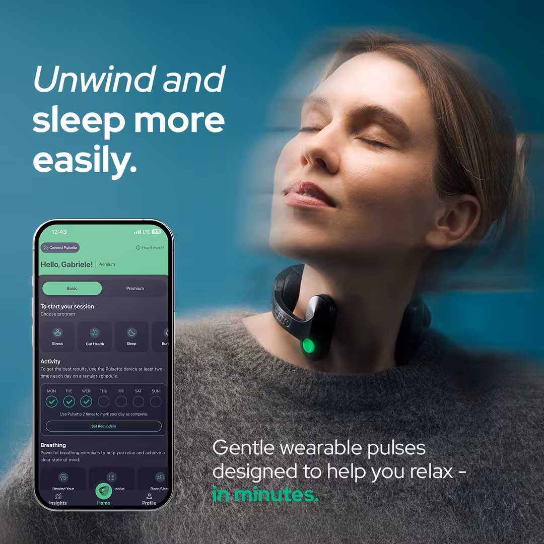 Pulsetto  Fit (V2) Wellness Wearable Device