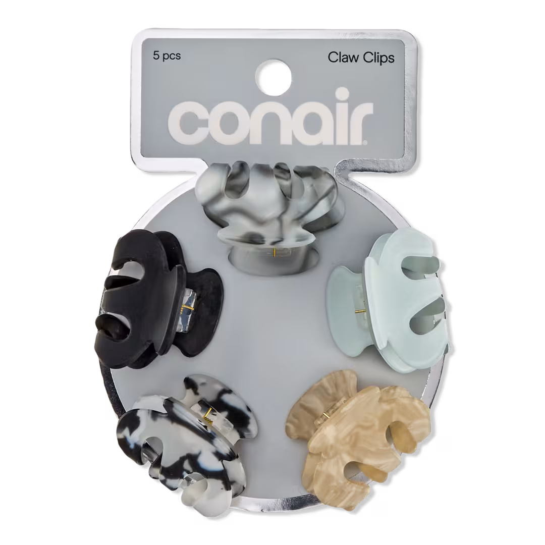 Conair Accessories  Mini Claw Clips 5 Piece