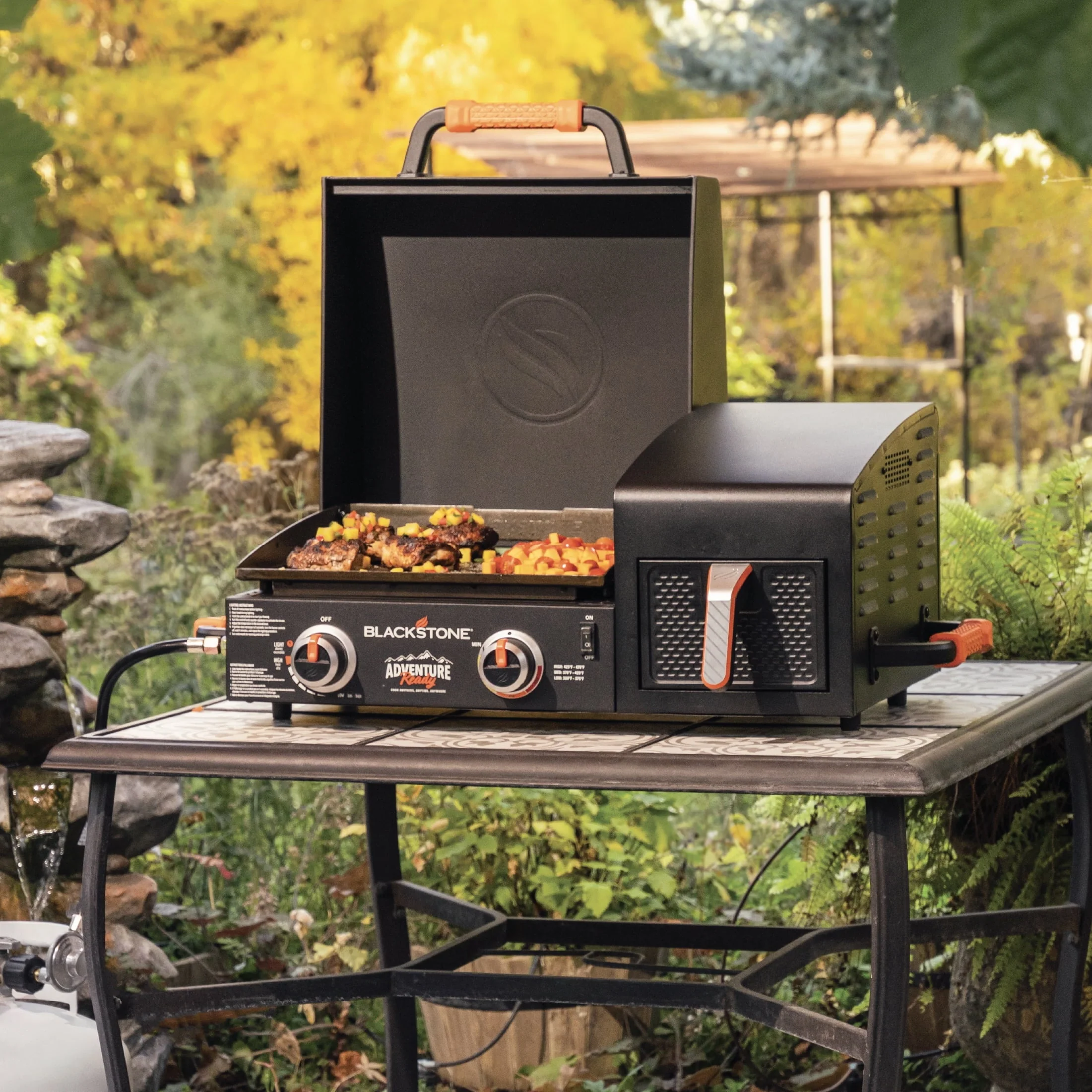 Adventure Ready 17" Griddle with Electric Air Fryer