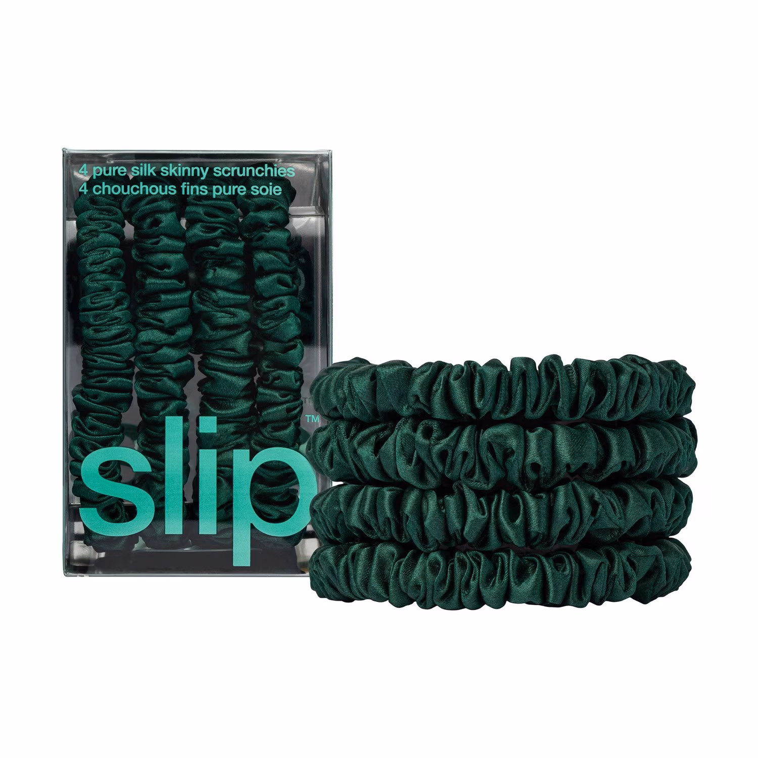 Pure Silk Skinny Scrunchies