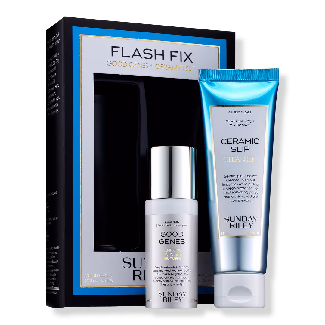SUNDAY RILEY  Flash Fix Good Genes and Ceramic Slip 2 Piece Kit