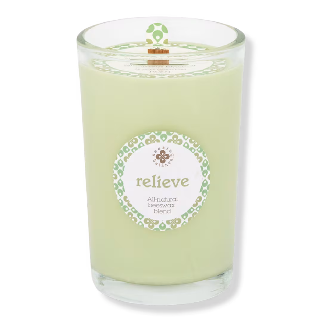 Root Candles  Seeking Balance Relieve - Eucalyptus Menthol Aromatherapy Candle