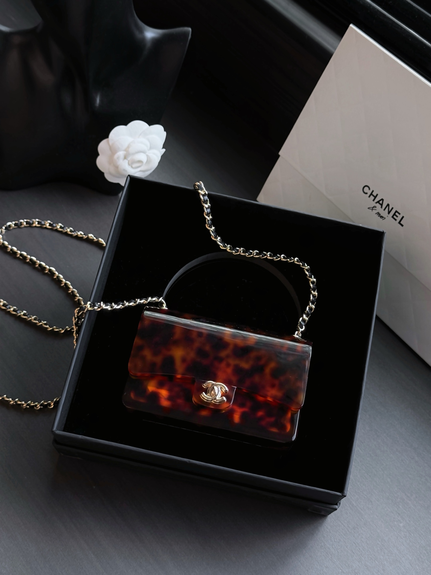 Chanel 6C Tortoiseshell Chain Bag (Premium Version)