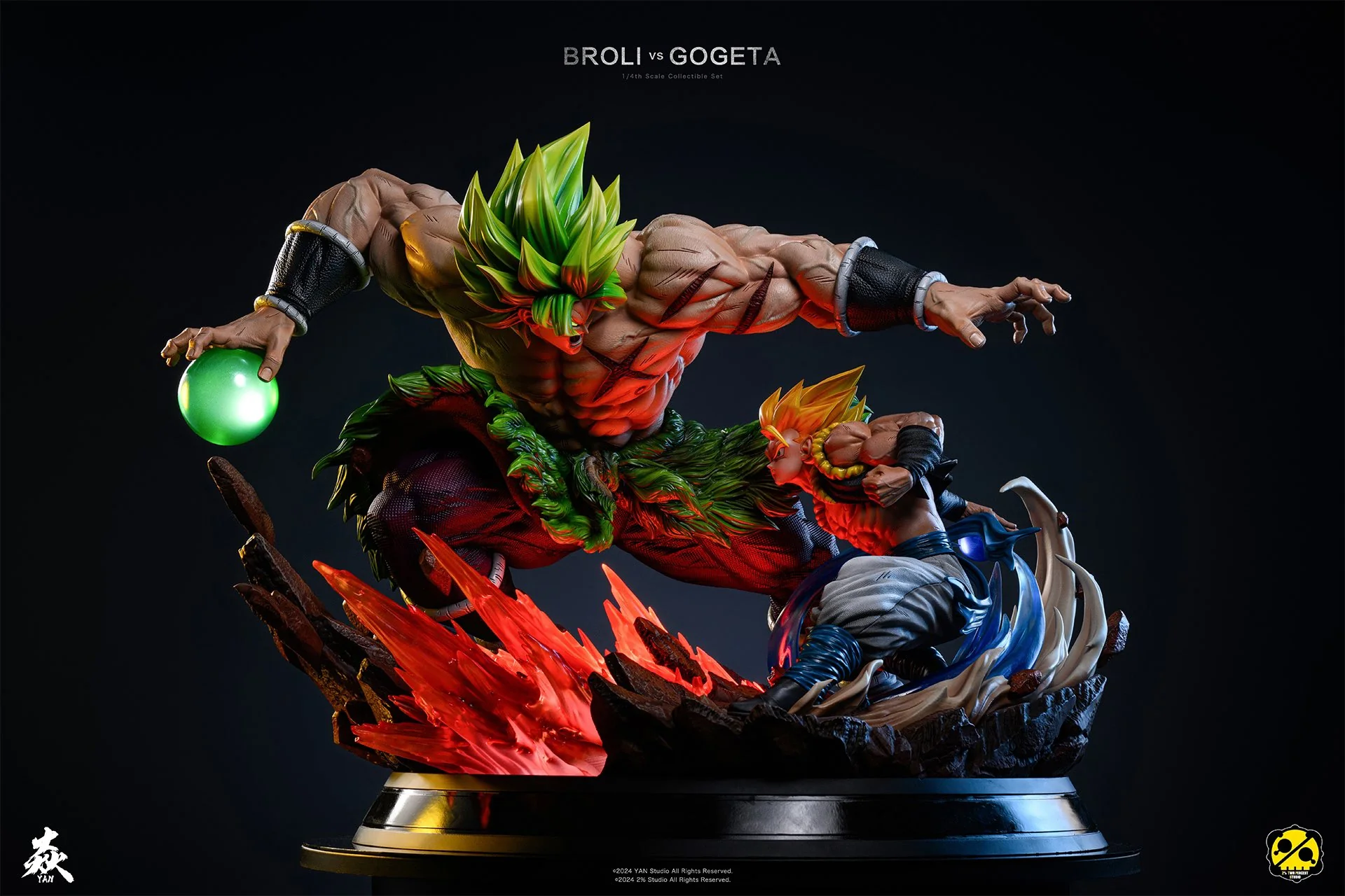 Dragon Ball - Broly vs. Gogeta | 1:4 Resin Statue | von 2% Studio