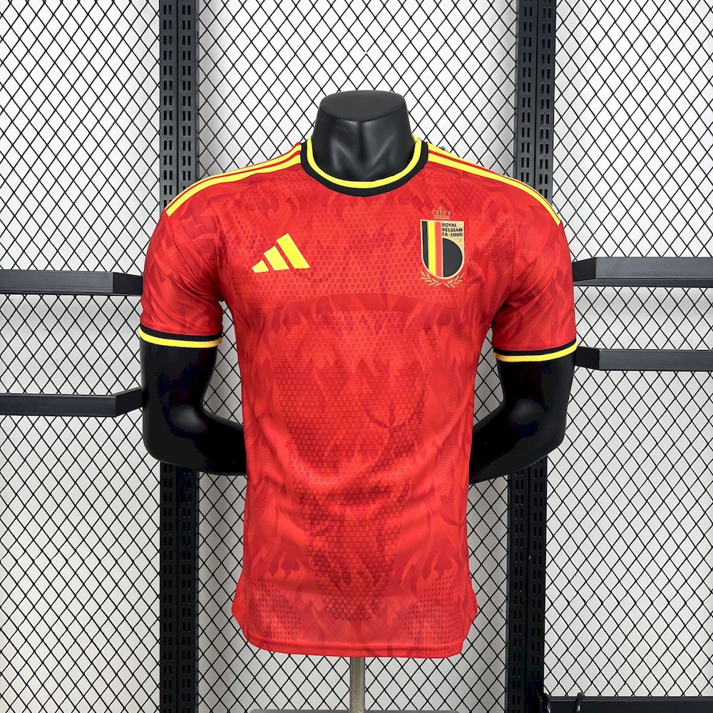 Mens Belgium 2026 World Cup Home Jersey Player Version