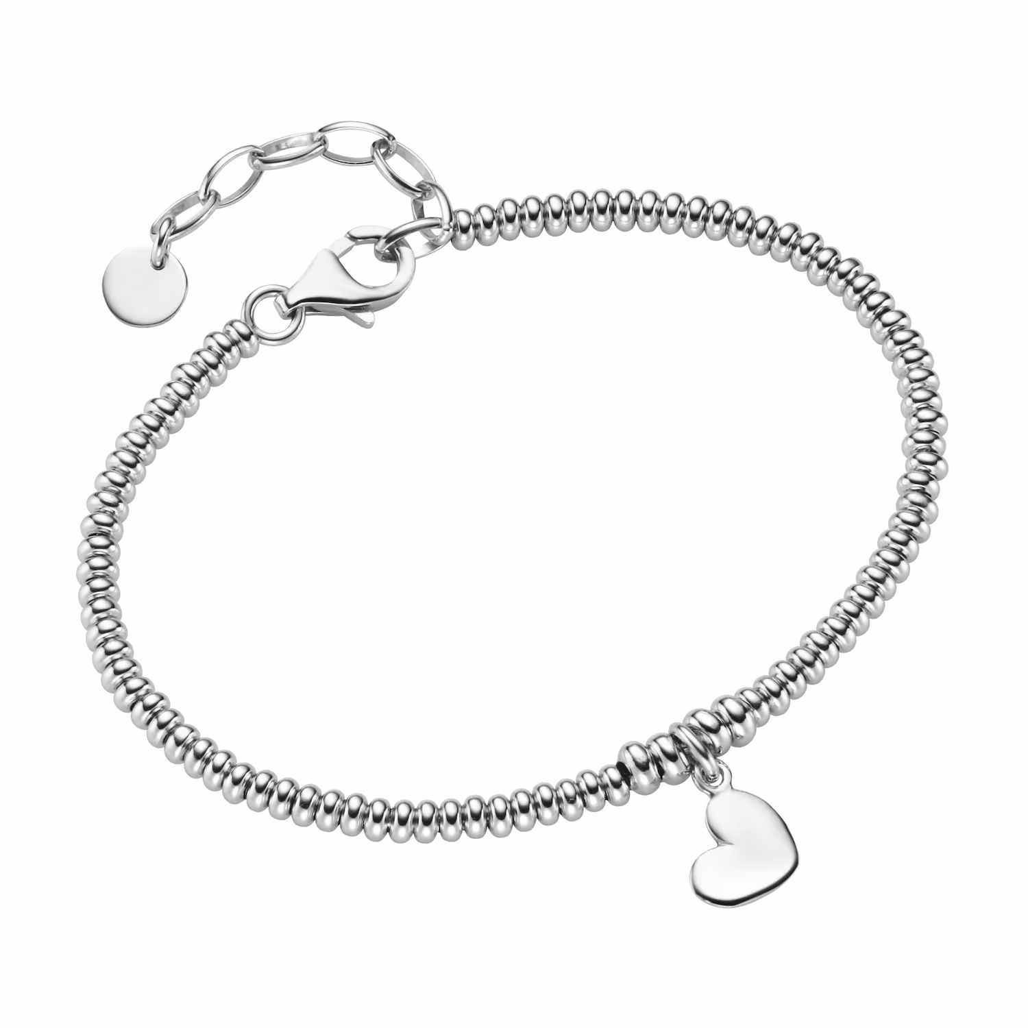 Armband Herz-Anhänger, Silber 925