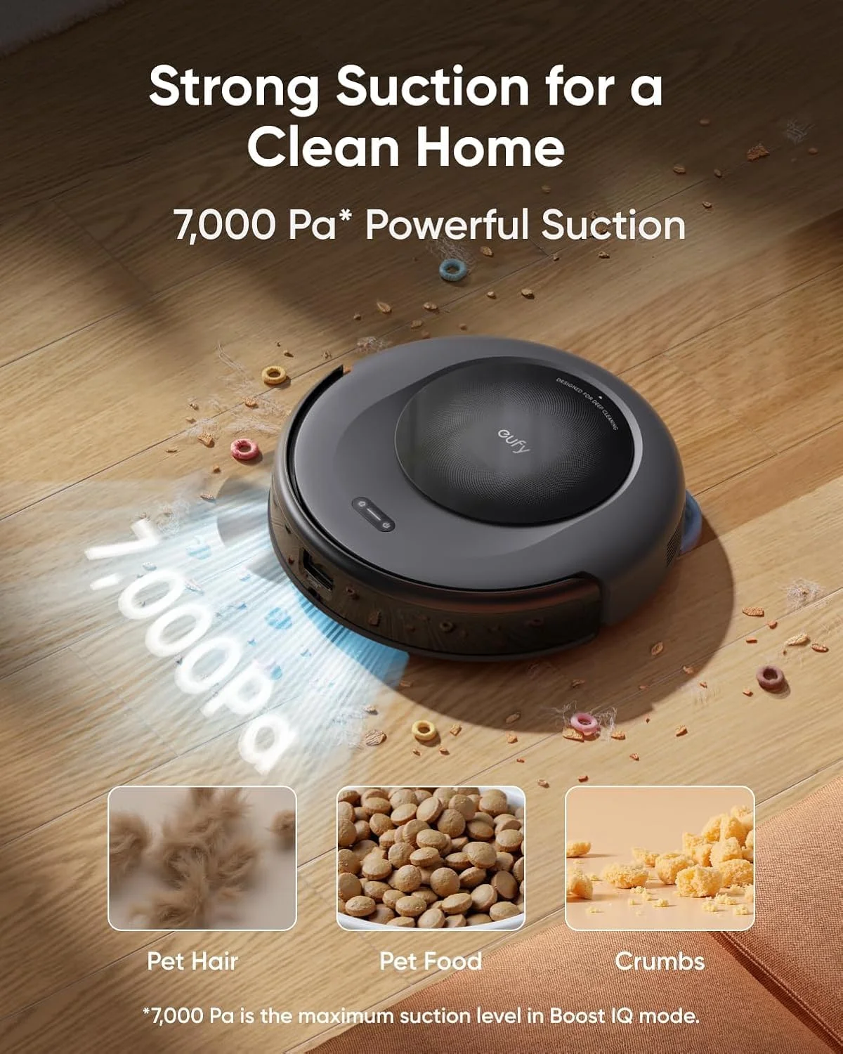 eufy Robot Vacuum Omni C20, Robot Vacuum and Mop Combo + Official RoboVac Hard Floor Cleaning Solution