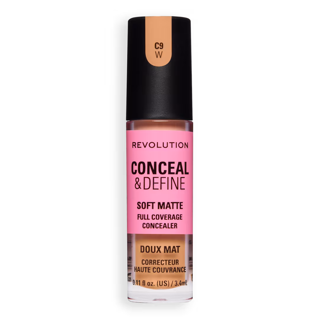 Revolution Beauty  Conceal & Define Soft Matte Full Coverage Concealer