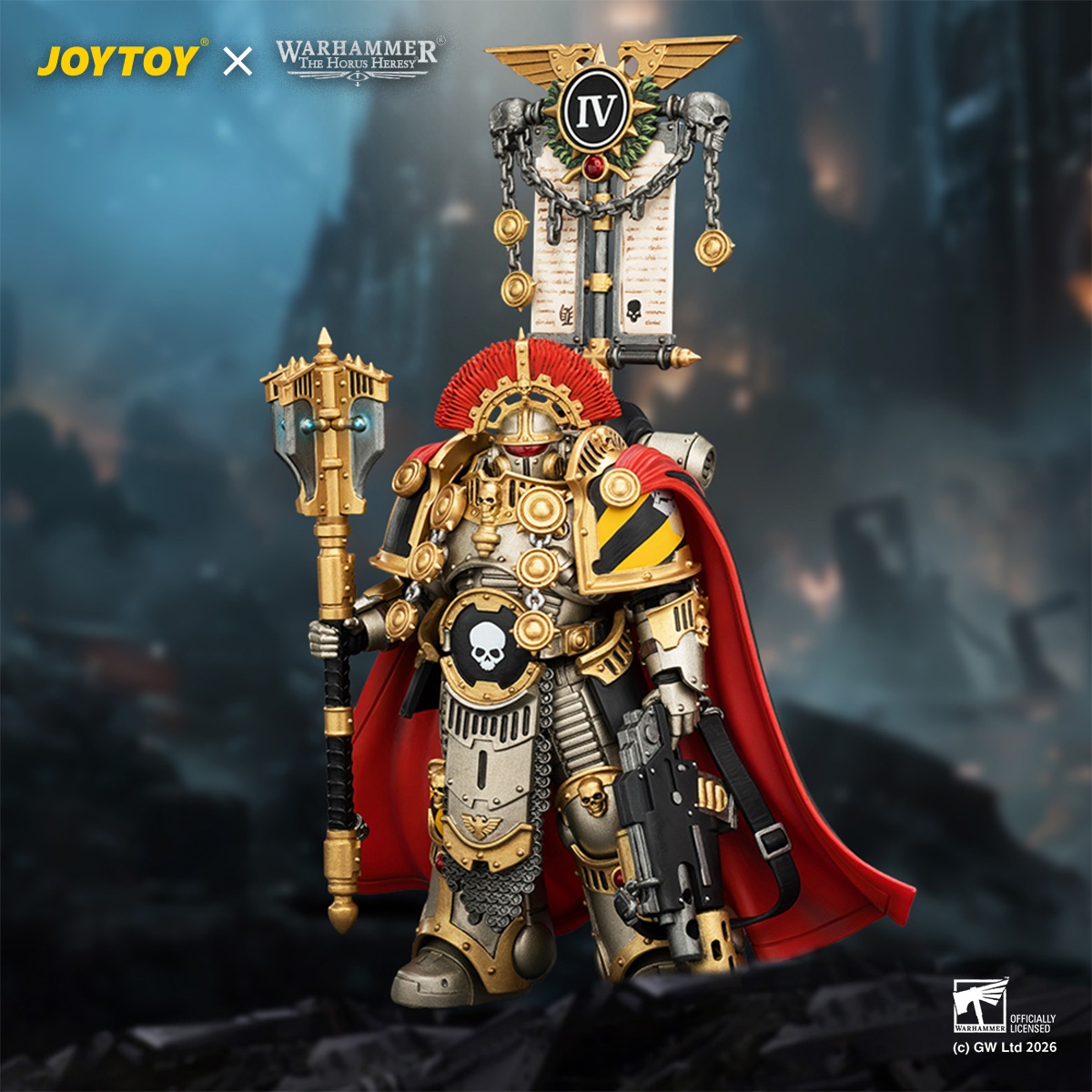 JOYTOY JT04391 Warhammer The Horus Heresy 1:18 lron Warriors Centurion - JOYTOY WORLD