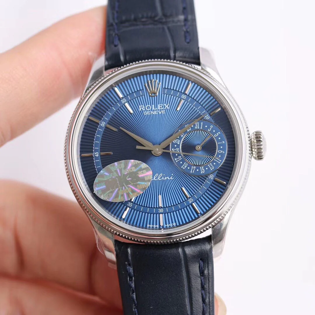 Rolex Watch CELLINI DATE WHITE GOLD BLUE DIAL Watch