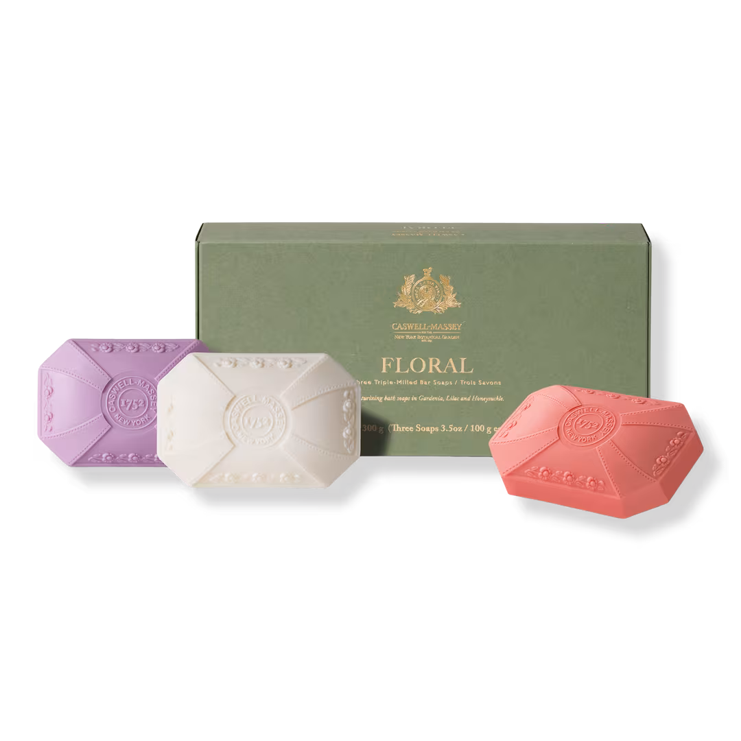 Caswell-Massey  Floral Soap Set