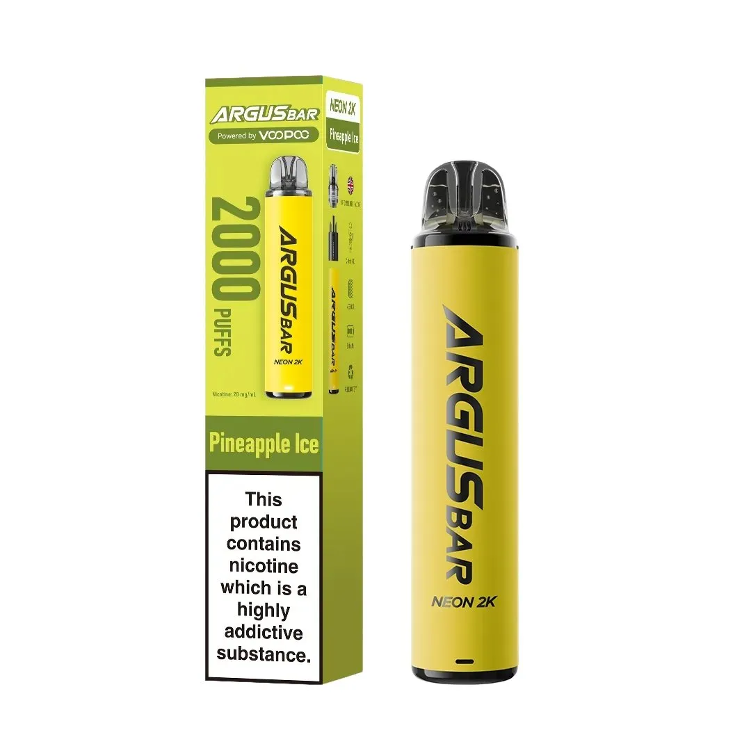 [10PCS] Argus Bar Neon 2K Disposable Vape