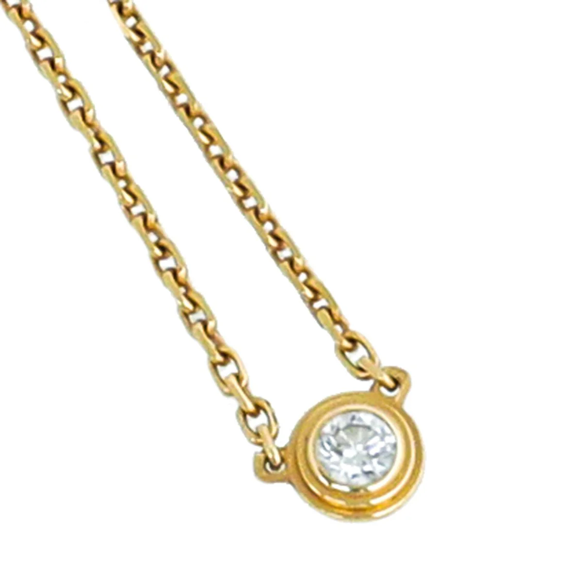 Cartier 18K Yellow Gold Diamond D'Amour XS Model Necklace