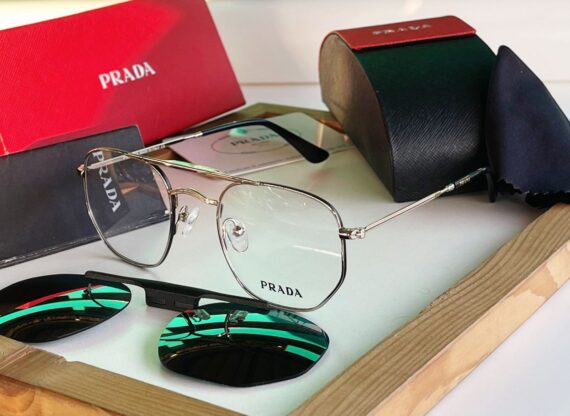 Prada clipon eyeglasses 3