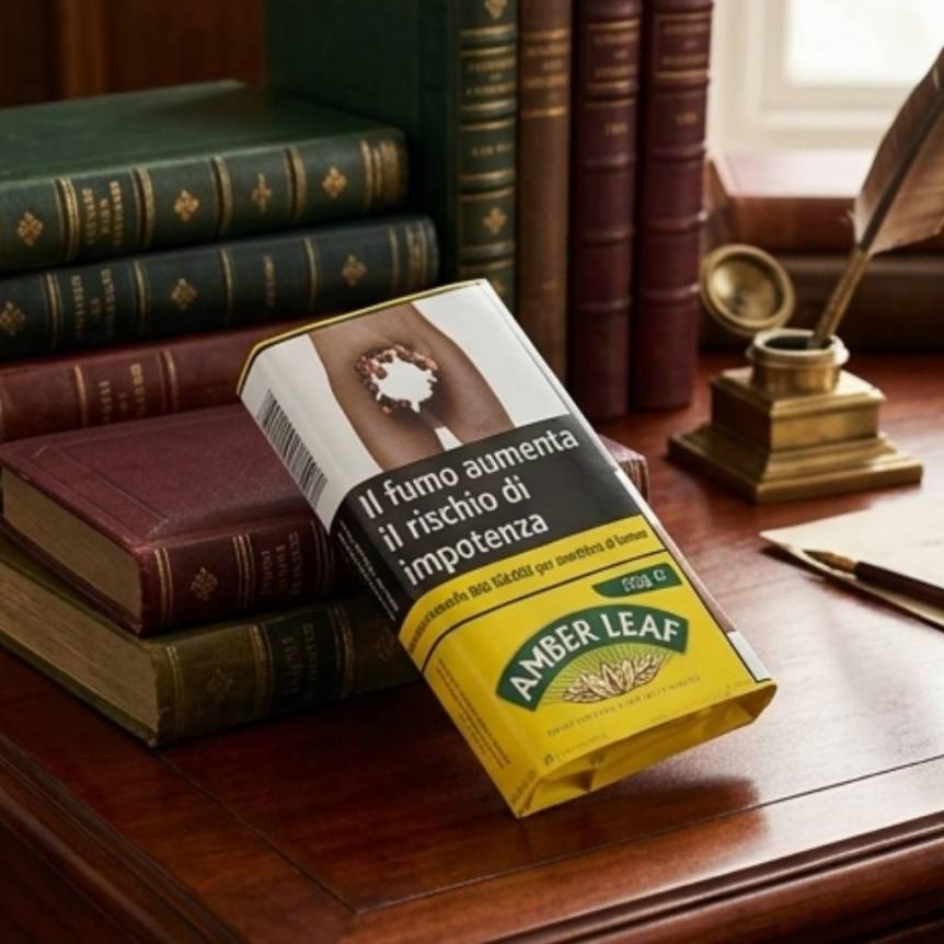 (New Arrive)Amber Leaf Hand Rolling Tobacco (Original) 50Gx5 Packs