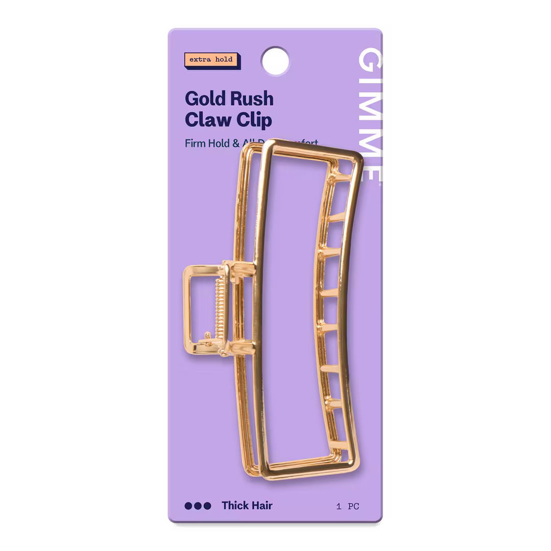GIMME beauty  Rectangle Metal Claw Clip for Thick Hair
