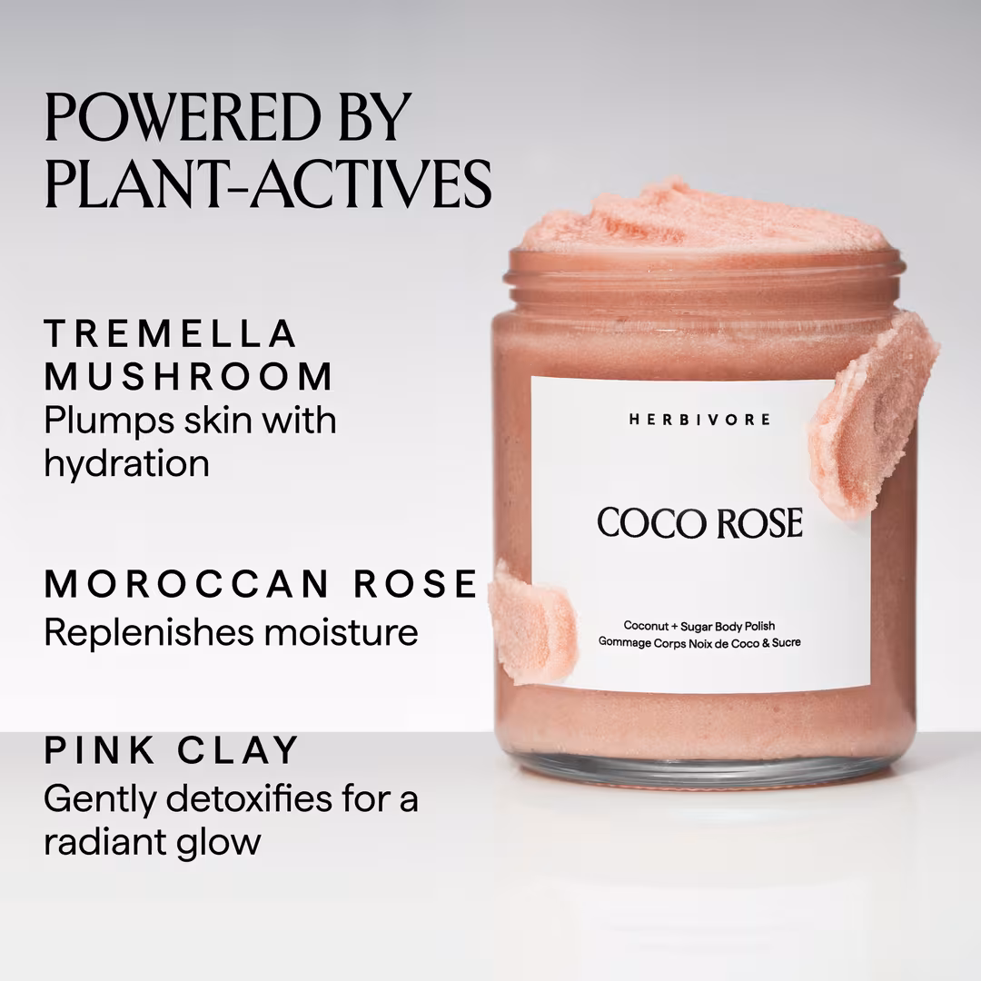 HERBIVORE  COCO ROSE Coconut + Sugar Body Polish