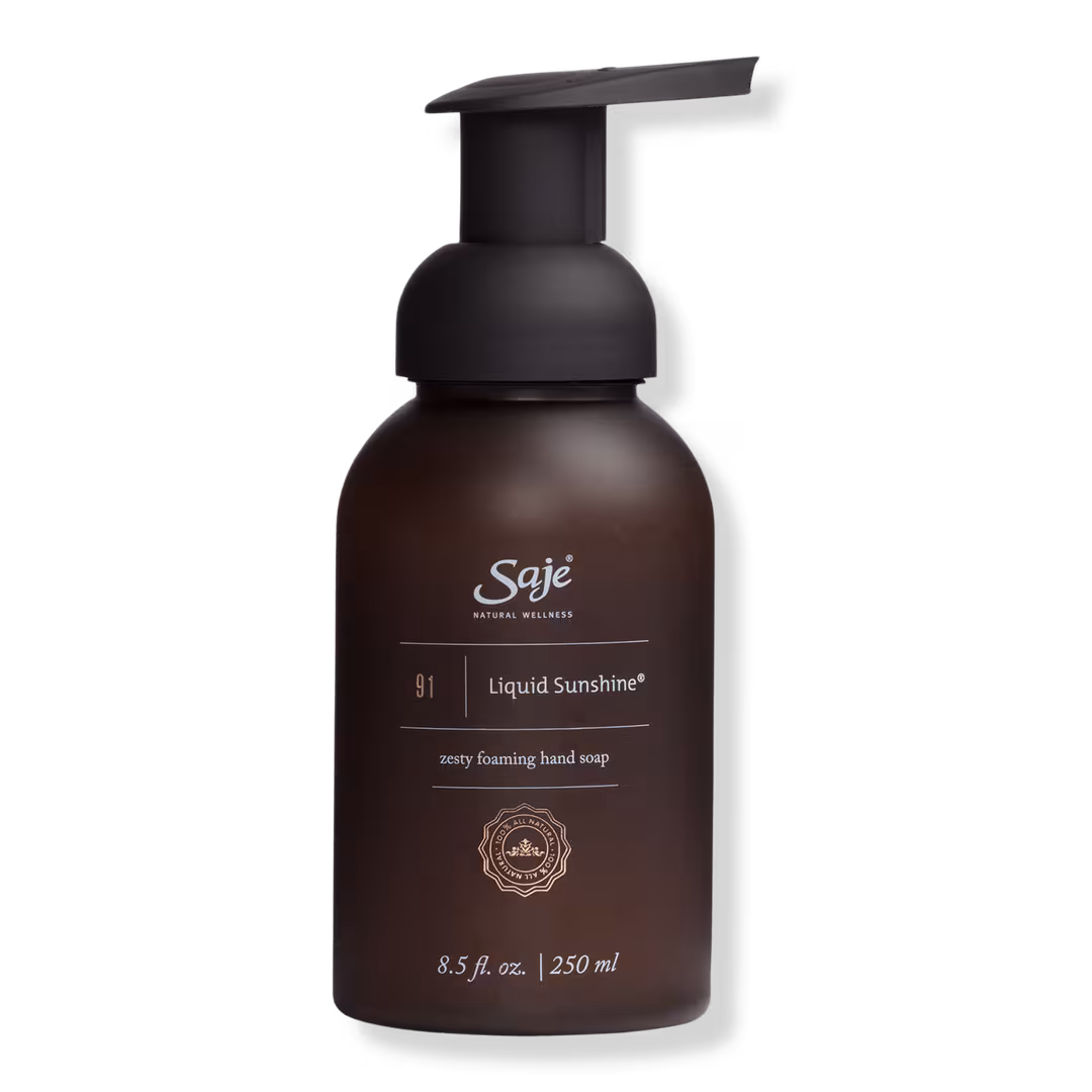 Saje Natural Wellness  Liquid Sunshine Zesty Foaming Hand Soap