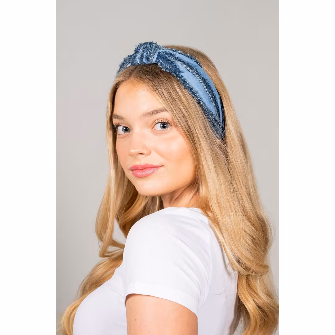 Locks & Mane  Denim Headband