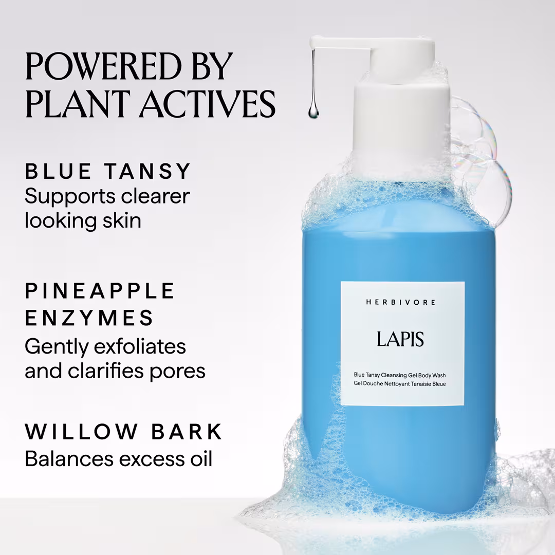 HERBIVORE  LAPIS Blue Tansy Cleansing Gel Body Wash