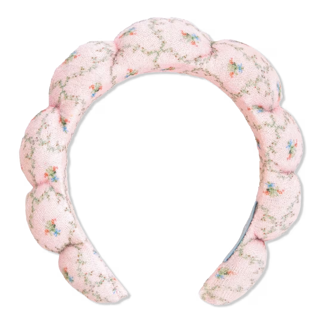 Wet Brush  Wet Brush x Hill House Pink Trellis Puffy Scalloped Headband