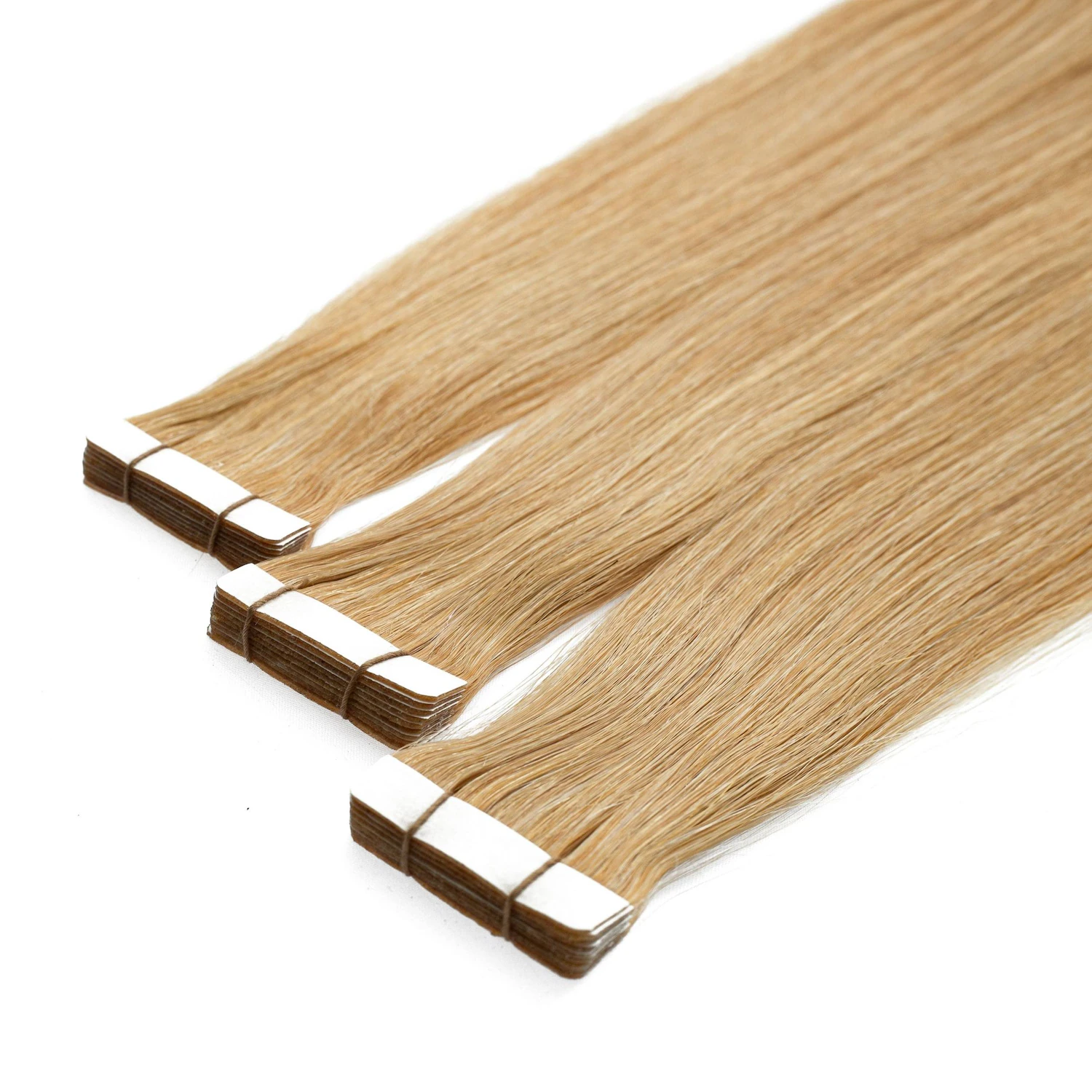 Tape Extensions Premium Echthaar #9/31 lichtblond Gold Asch