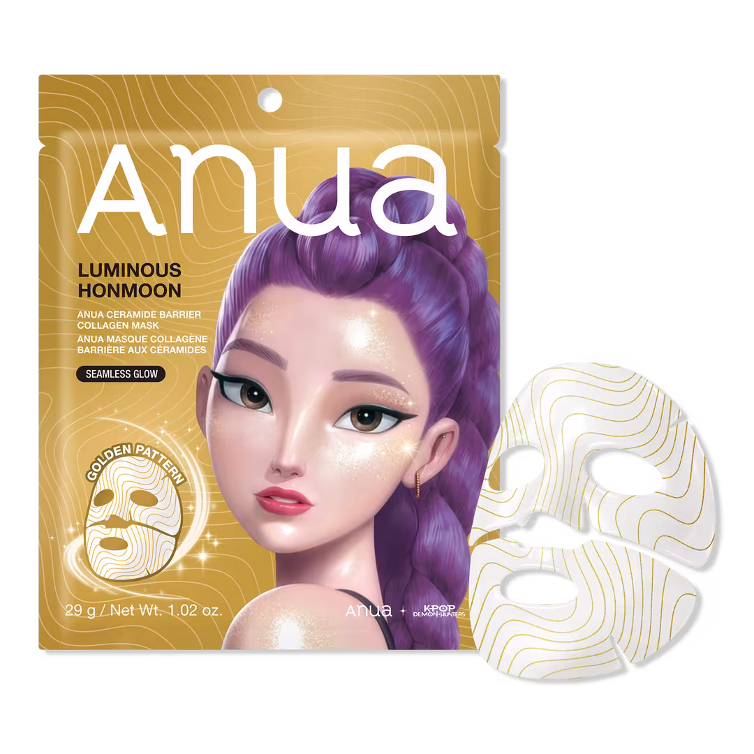 ANUA  KPop Demon Hunters Ceramide Barrier Collagen Mask Golden Edition
