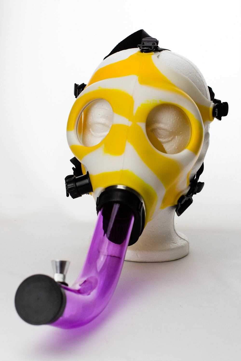 Silicone Gas Mask acrylic bong