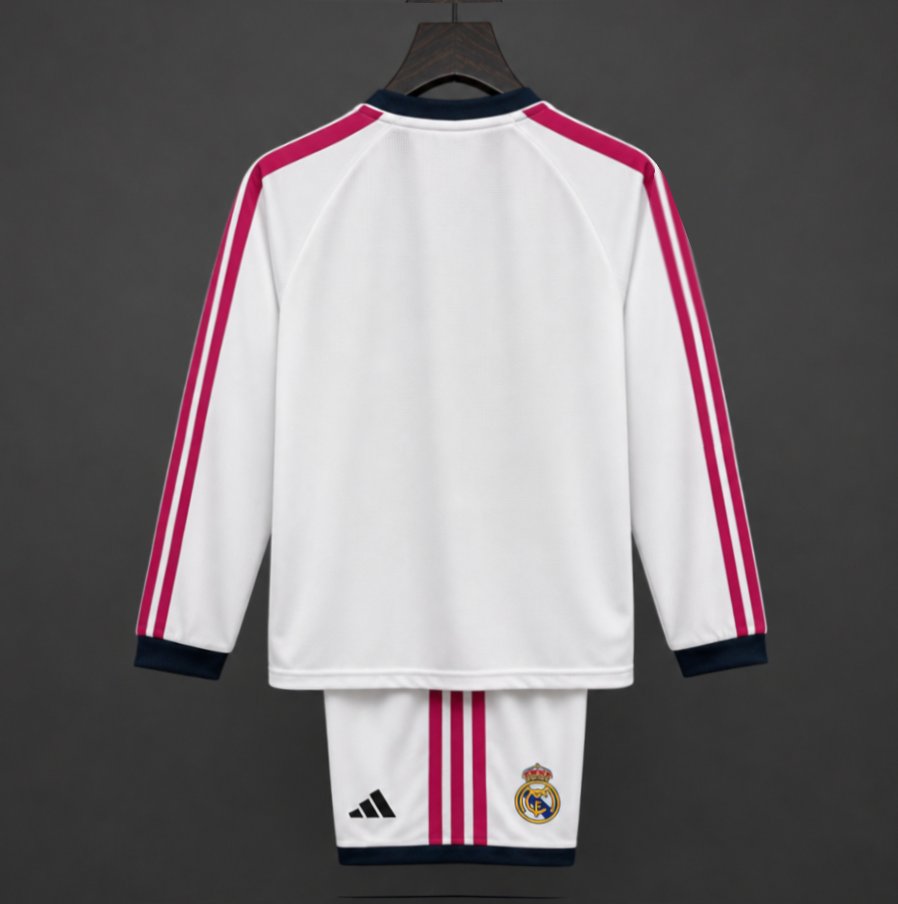 2026/2027 Real Madrid Home Long Sleeve Football Kids Kit socks