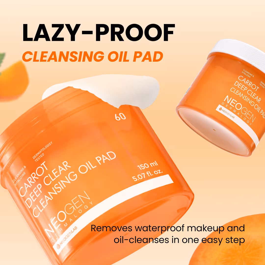 NEOGEN  Carrot Deep Clear Cleansing Oil Pad