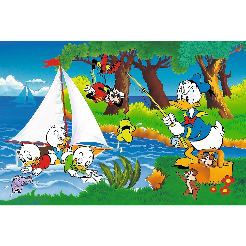 Puzzle Disney 160 El. 40-Lecie Trefl - Przygoda Nad Jeziorem
