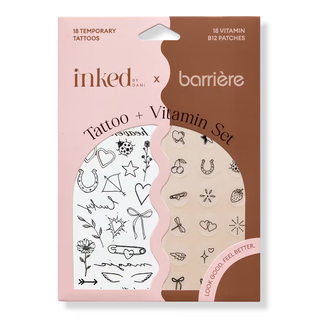 Inked by Dani  INKED x Barrière: Vitamin B12 + Tattoo Wellness Set