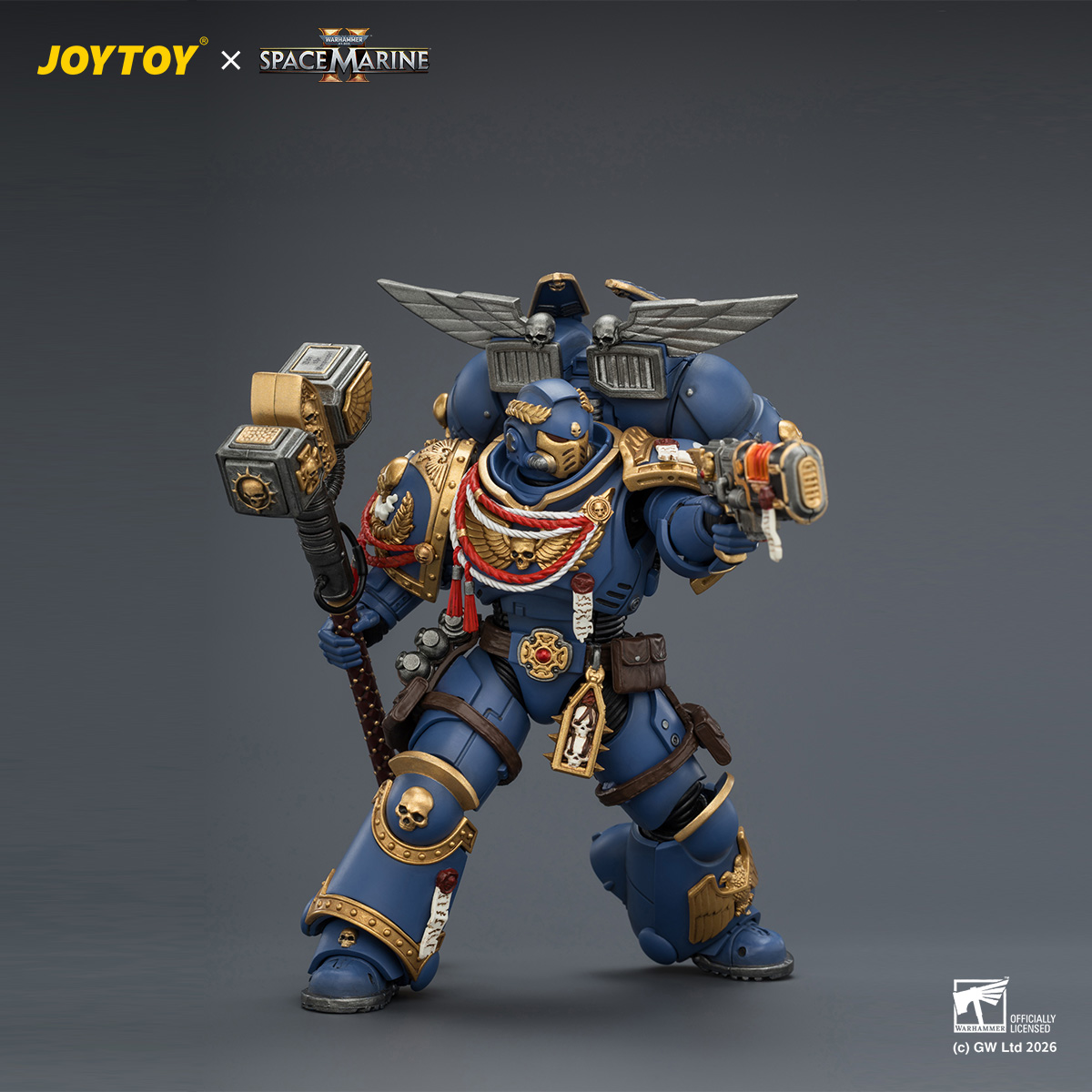JOYTOY JT04421 Warhammer 40k 1: 18 Ultramarines Assault Intercessor - JOYTOY WORLD