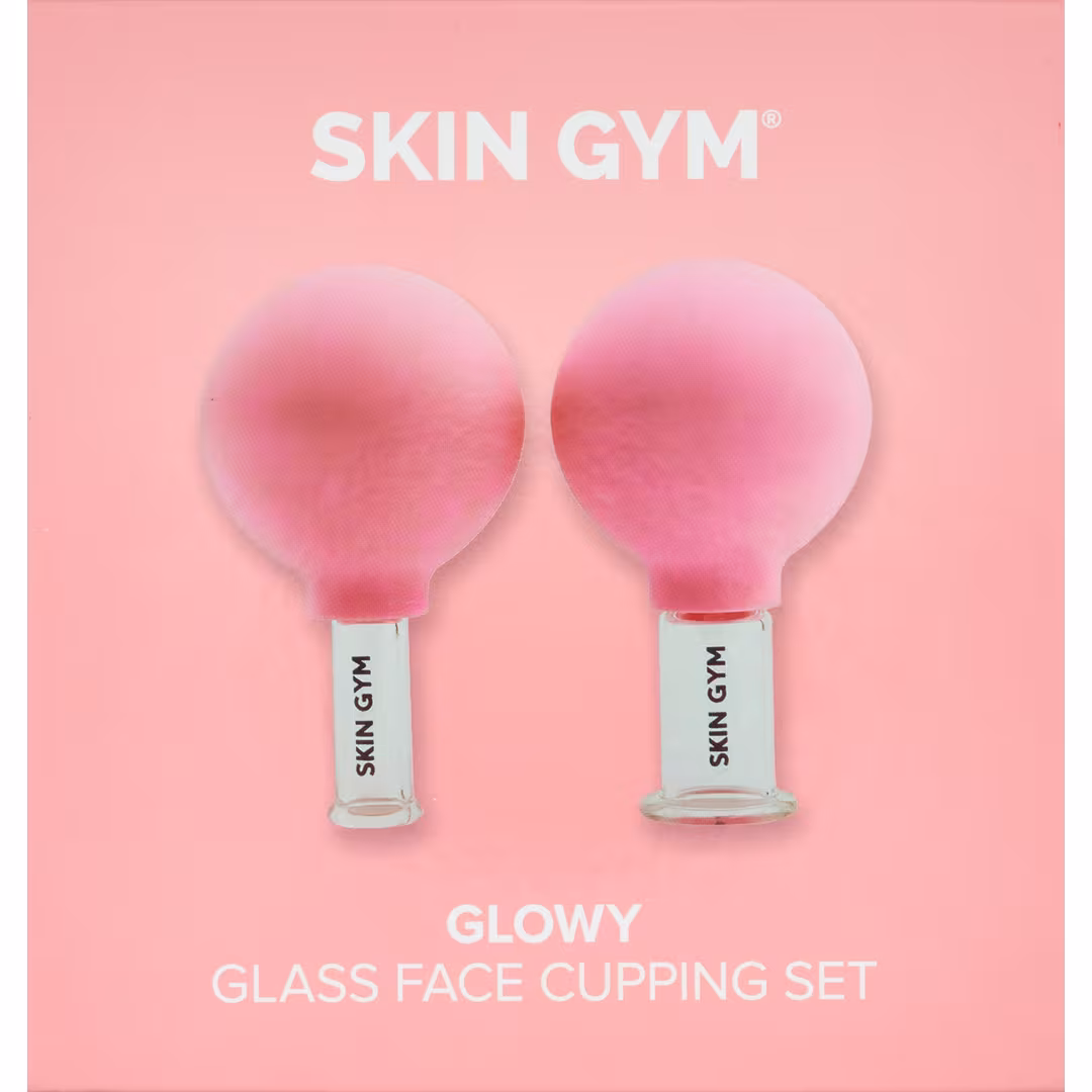 Skin Gym  Glowy Glass Face Cupping Set