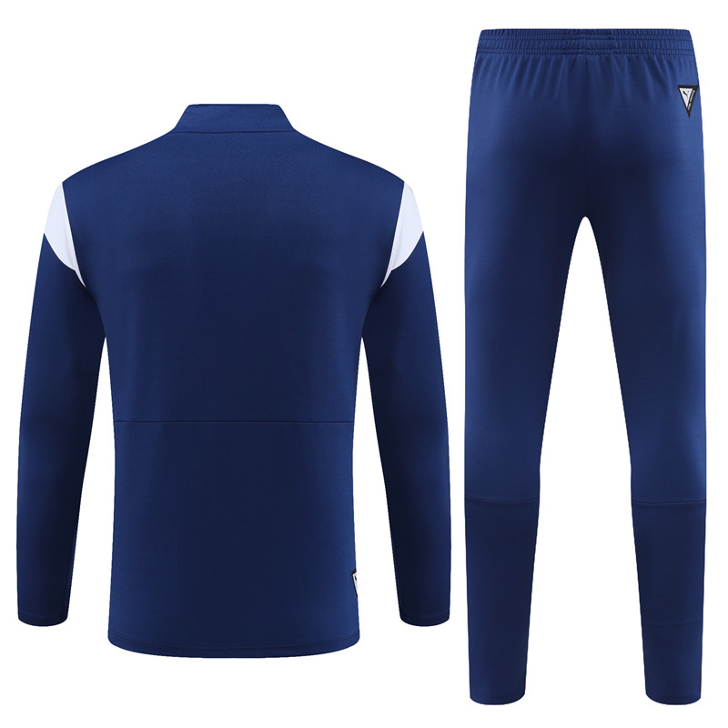 2023/2024 Manchester City Blue Adult Half Zip Training Suit (Adult Kit)
