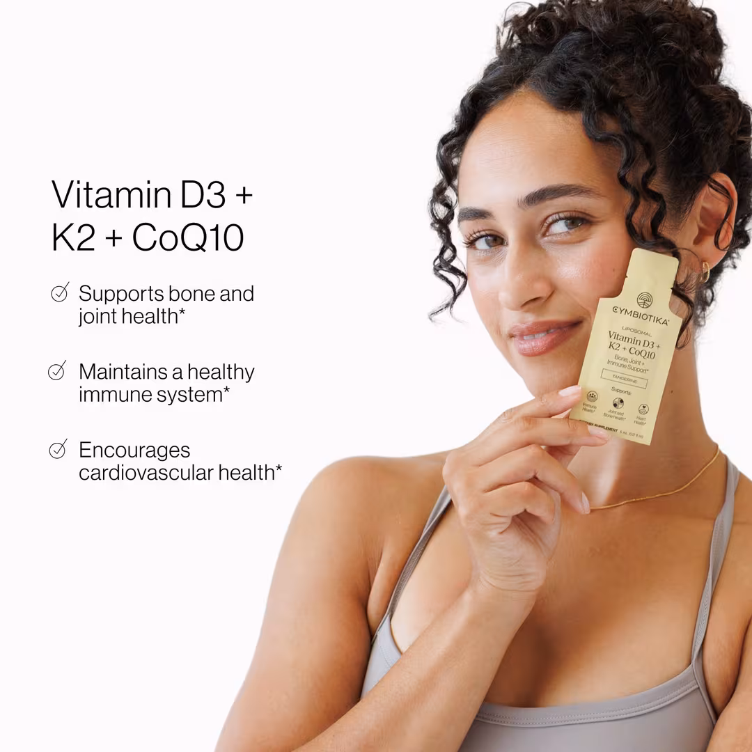 Cymbiotika  Liposomal Vitamin D3 + K2 +CoQ10
