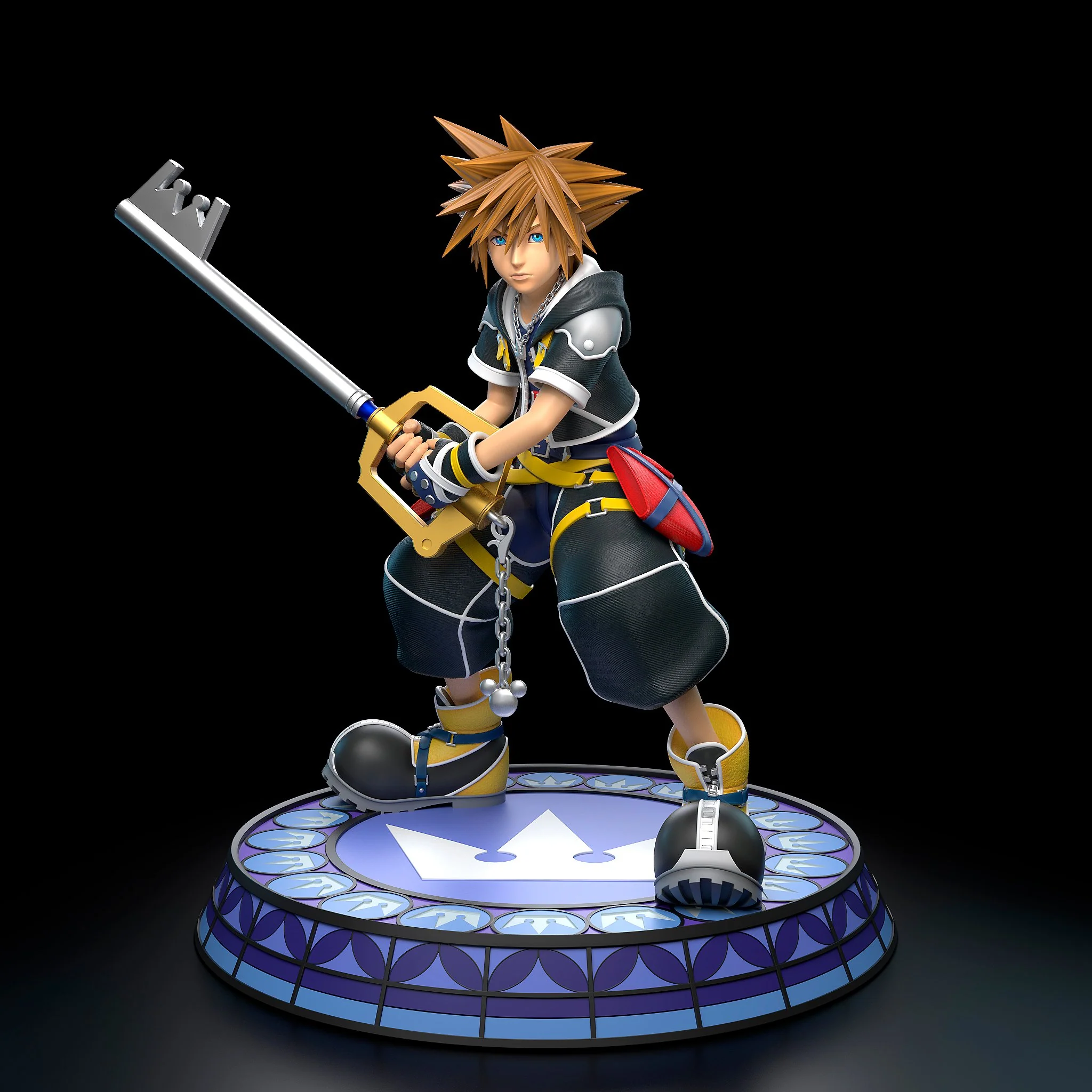 Kingdom Hearts - Sora | 1:4 Resin Statue | von Black Swan Studio