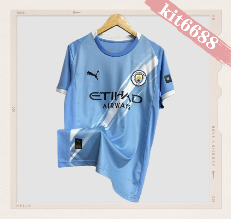 2025/2026 Manchester City Home Football Shirt (Fans)