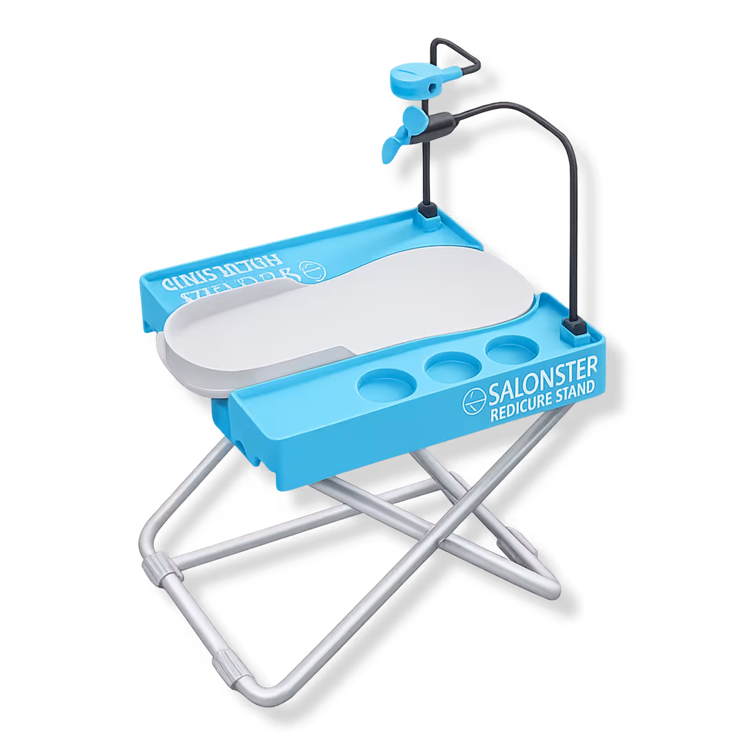 Salon Step  Pedicure Stand with LED Light & Dryer Fan for At-Home Foot Care