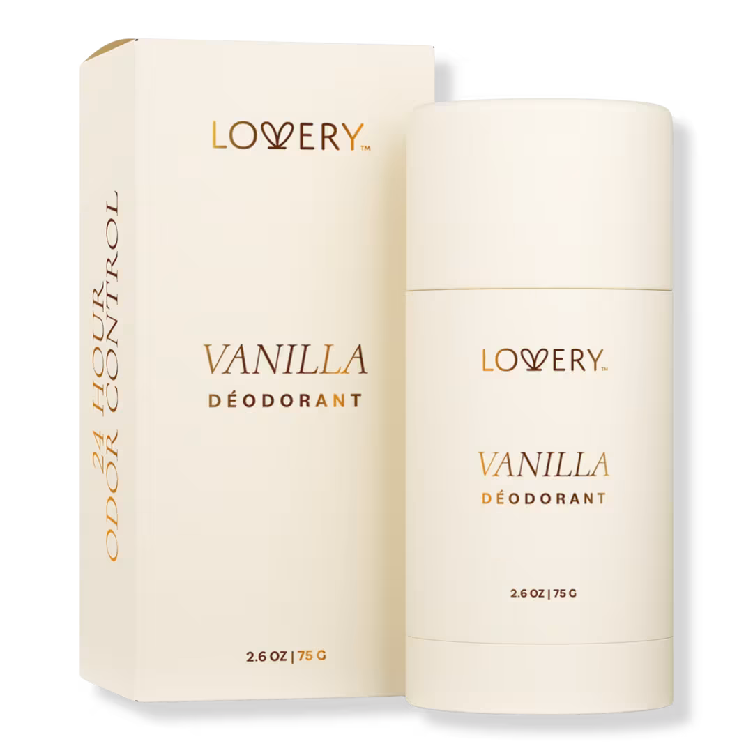 Lovery  Vanilla Aluminum-Free Deodorant Stick