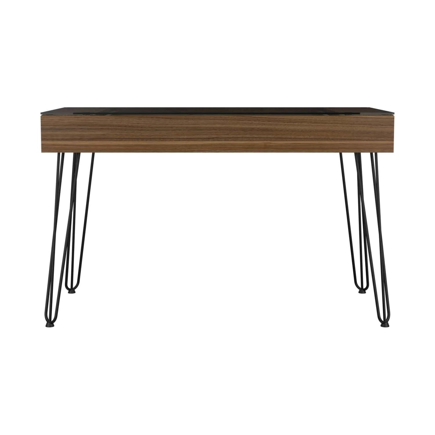 FM FURNITURE LLC Kyoto 120 Writing Desk ,Mahogany