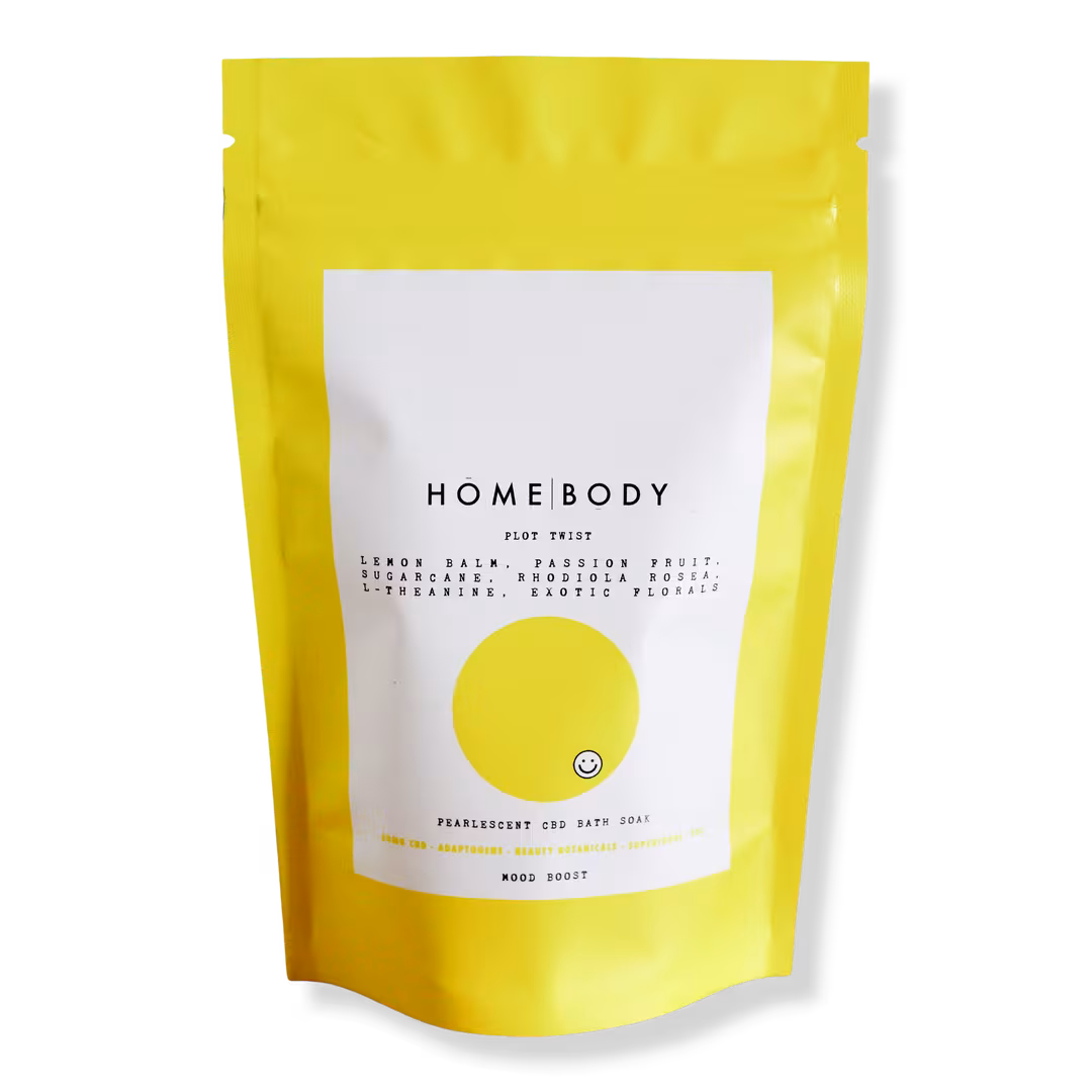 Homebody  Plot Twist Pearlescent CBD Bath Bomb Soak