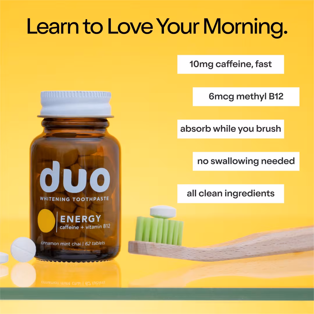 Duo Toothpaste  Energy Whitening Toothpaste Tablets