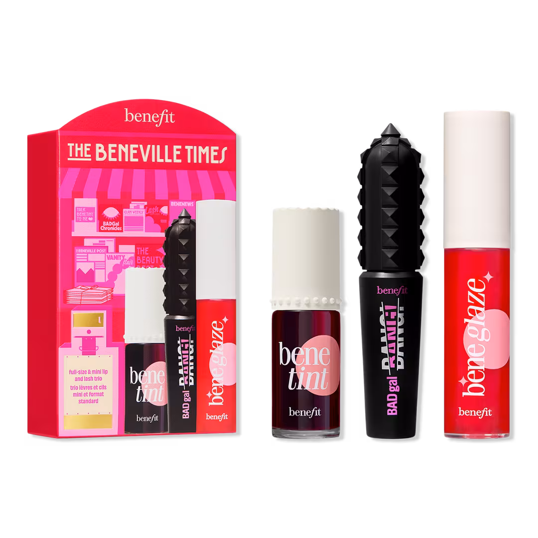 Benefit Cosmetics  The Beneville Times Lip & Lash Trio Mascara, Tint & Gloss Gift Set