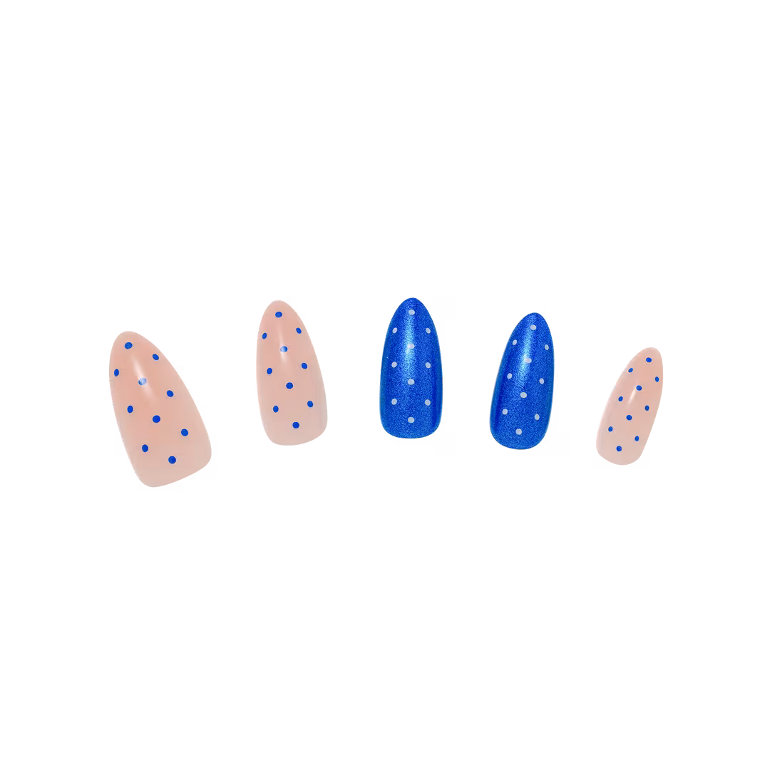 Nail Reformation  Sapphire Beads Press On Nails