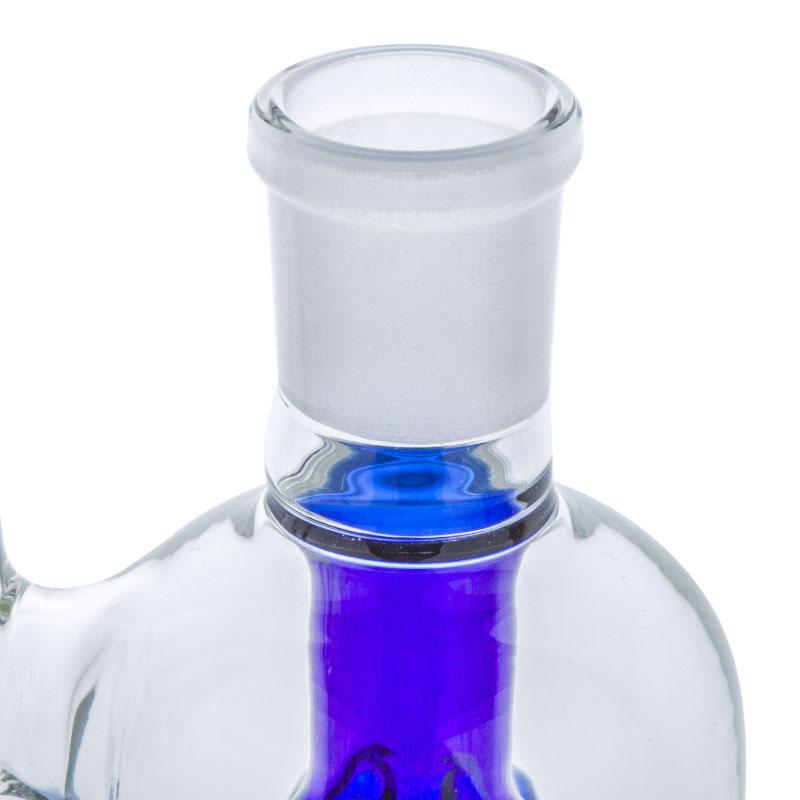 8 Blue 3-Arm Tree Perc Dab Rig