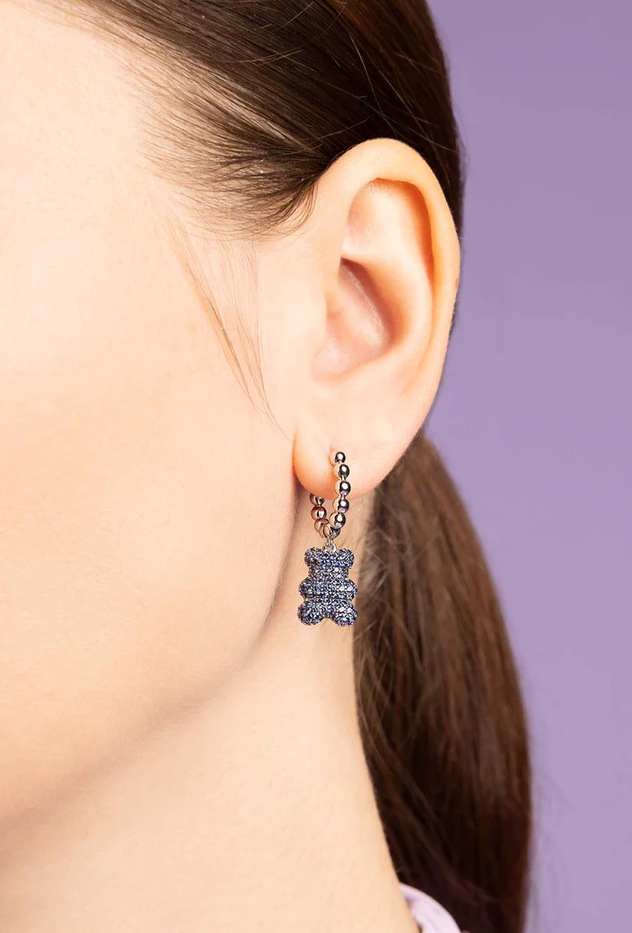 Orecchini a cerchio con orsetto Baby Baba Yummy